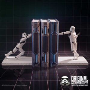 Stormtrooper Working Hard Hardly Working Bookends 18.5cm