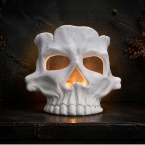 Afterglow Tea Light Holder (White) 11.8cm