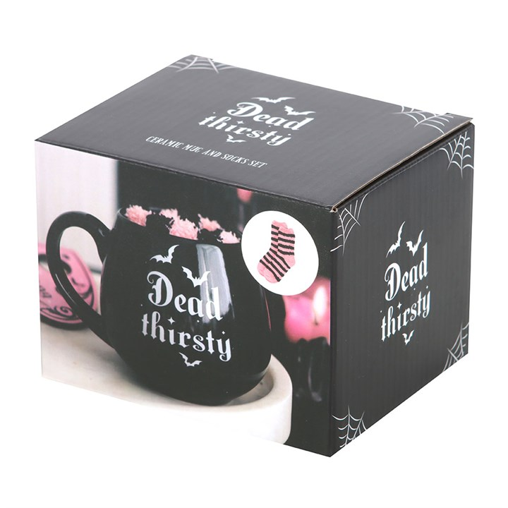 Dead Thirsty Mug and Socks Set - Image 6