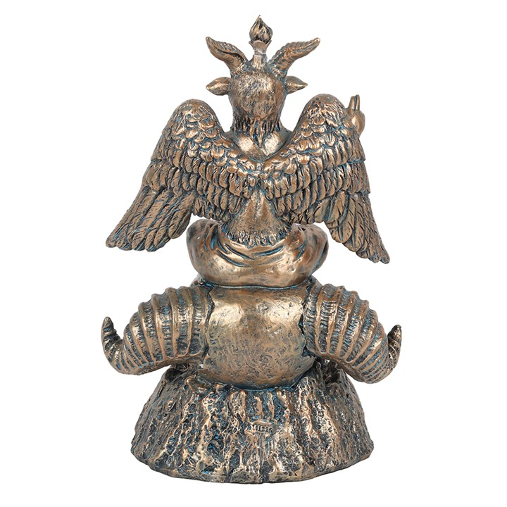 Gold Baphomet LED Backflow Incense Burner - Image 3