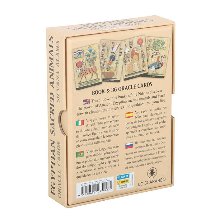 Egyptian Sacred Animals Oracle Cards - Image 2