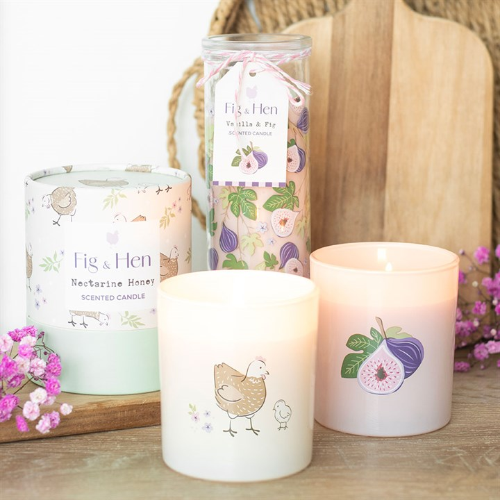 Fig Tree Print Vanilla & Fig Tube Candle - Image 5