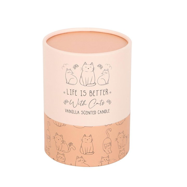 Life Is Better With Cats Vanilla Candle - Image 4