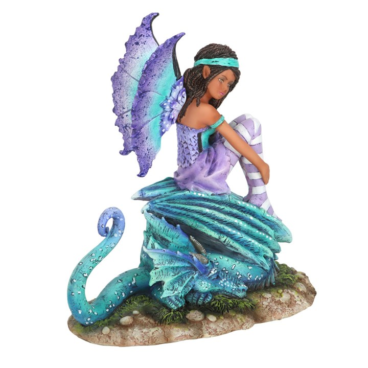 16cm Dragon Perch Fairy Figurine by Amy Brown - Image 4