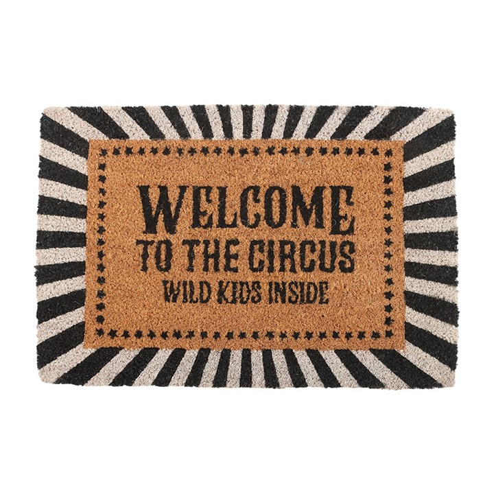 Black Welcome to the Circus Doormat - Image 2