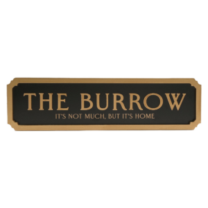 Warner Bros Harry Potter Alumni Street Sign The Burrow