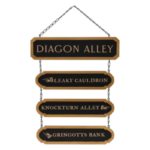 Warner Bros Harry Potter Alumni Street Sign Diagon Alley